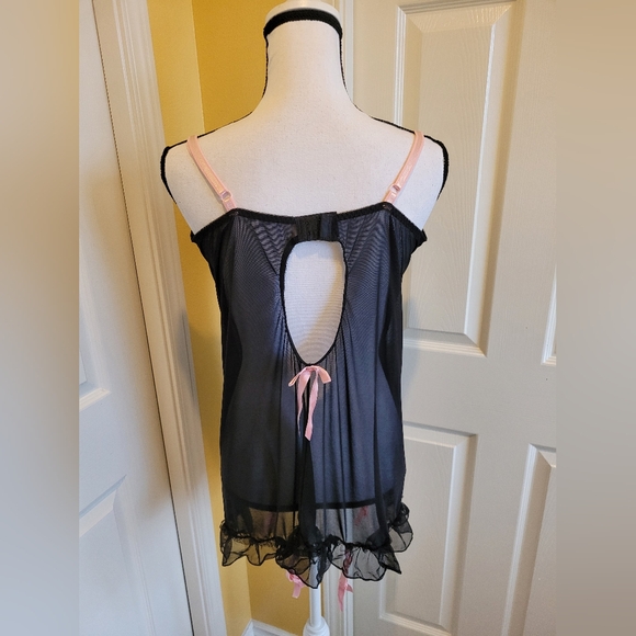 DREAMGIRL BLACK MERRY WIDOW, SIZE XL - Picture 4 of 8